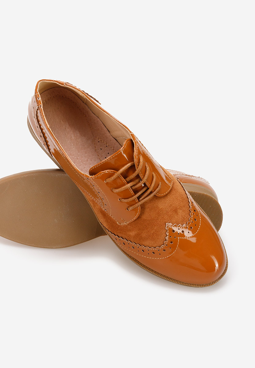 Pantofi oxford dama Bakera camel