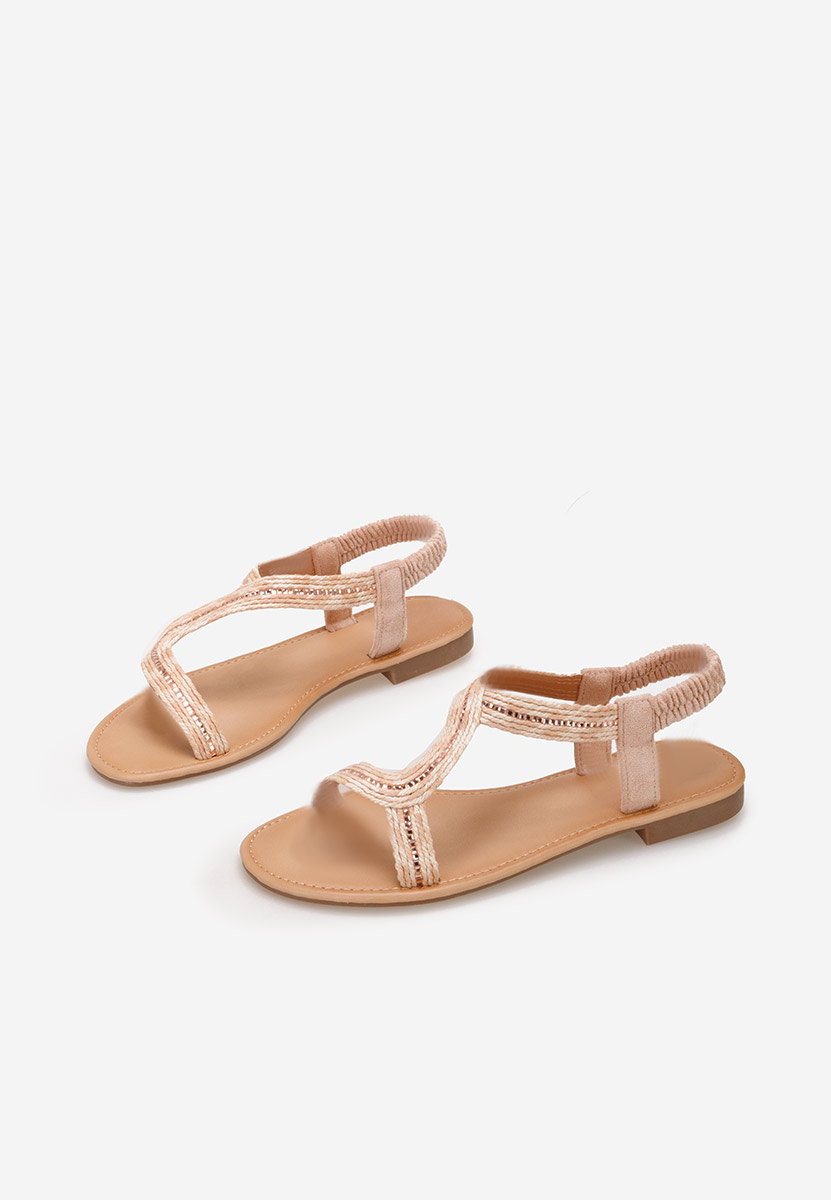 Sandale fara toc Melisenda roz