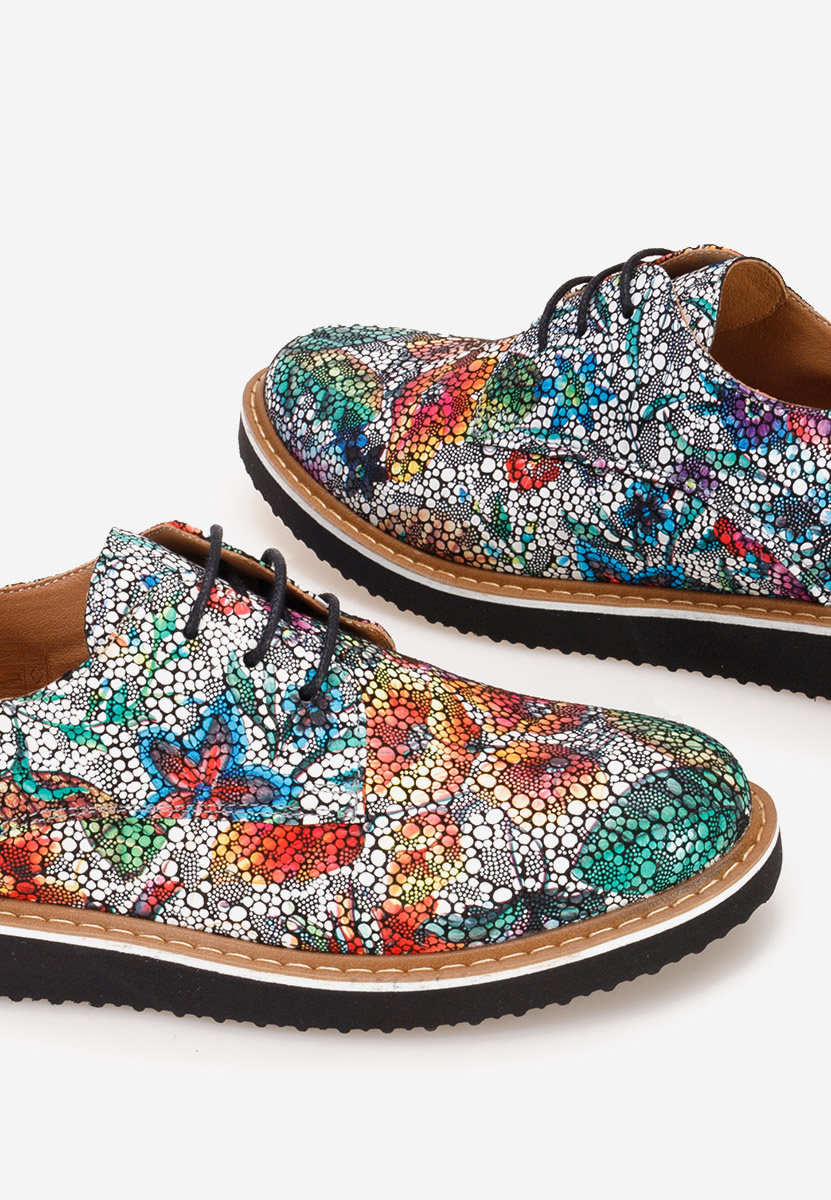 Pantofi casual dama piele Casilas V2 multicolori