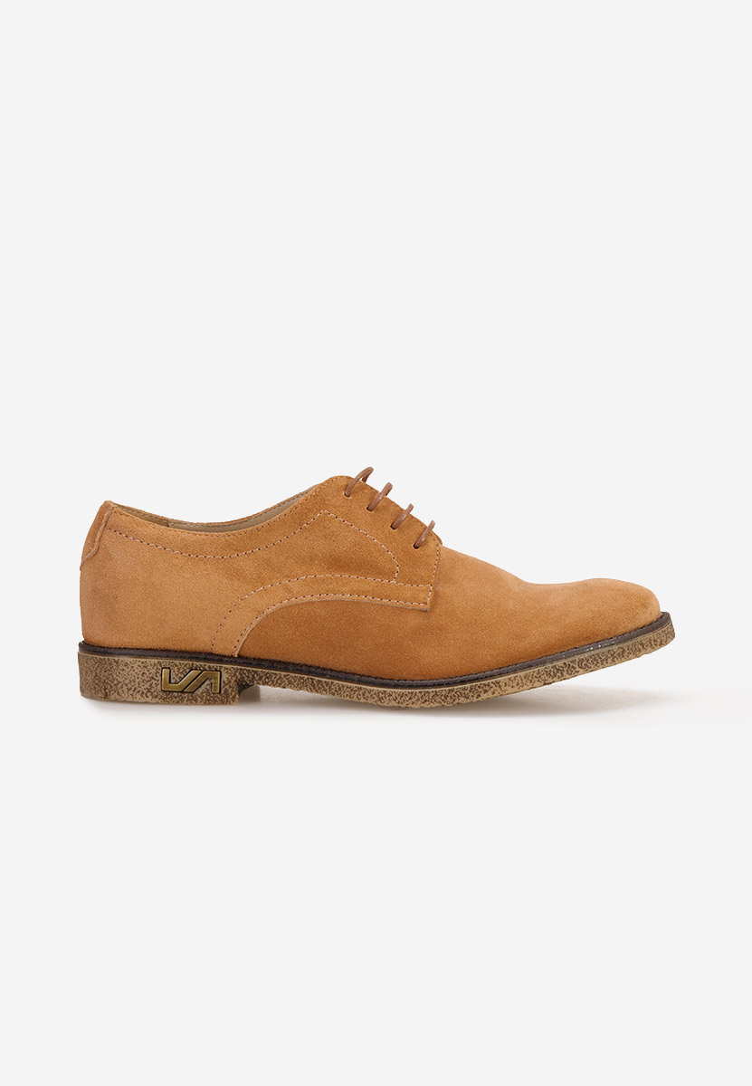 Pantofi derby piele Doresa camel