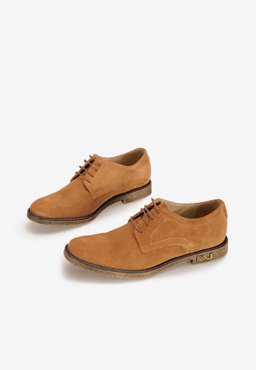 Pantofi derby piele Doresa camel