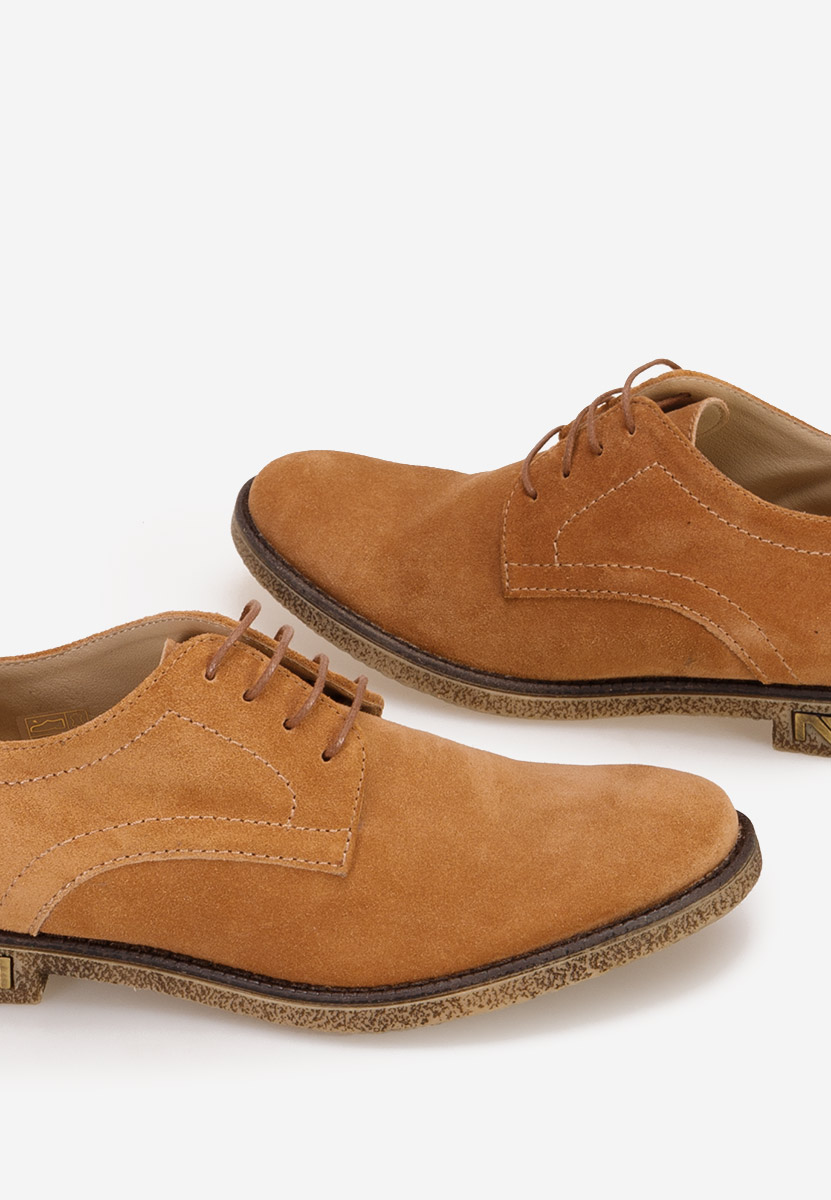 Pantofi derby piele Doresa camel