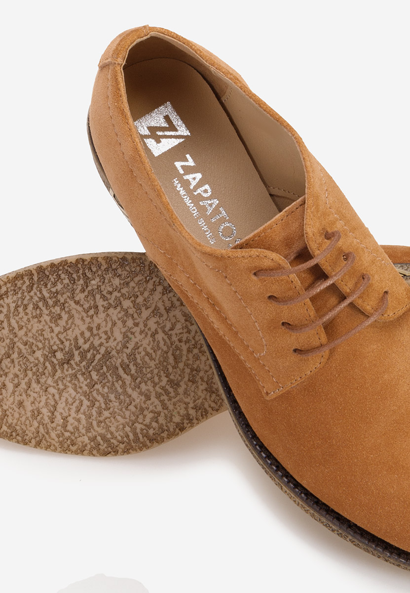 Pantofi derby piele Doresa camel