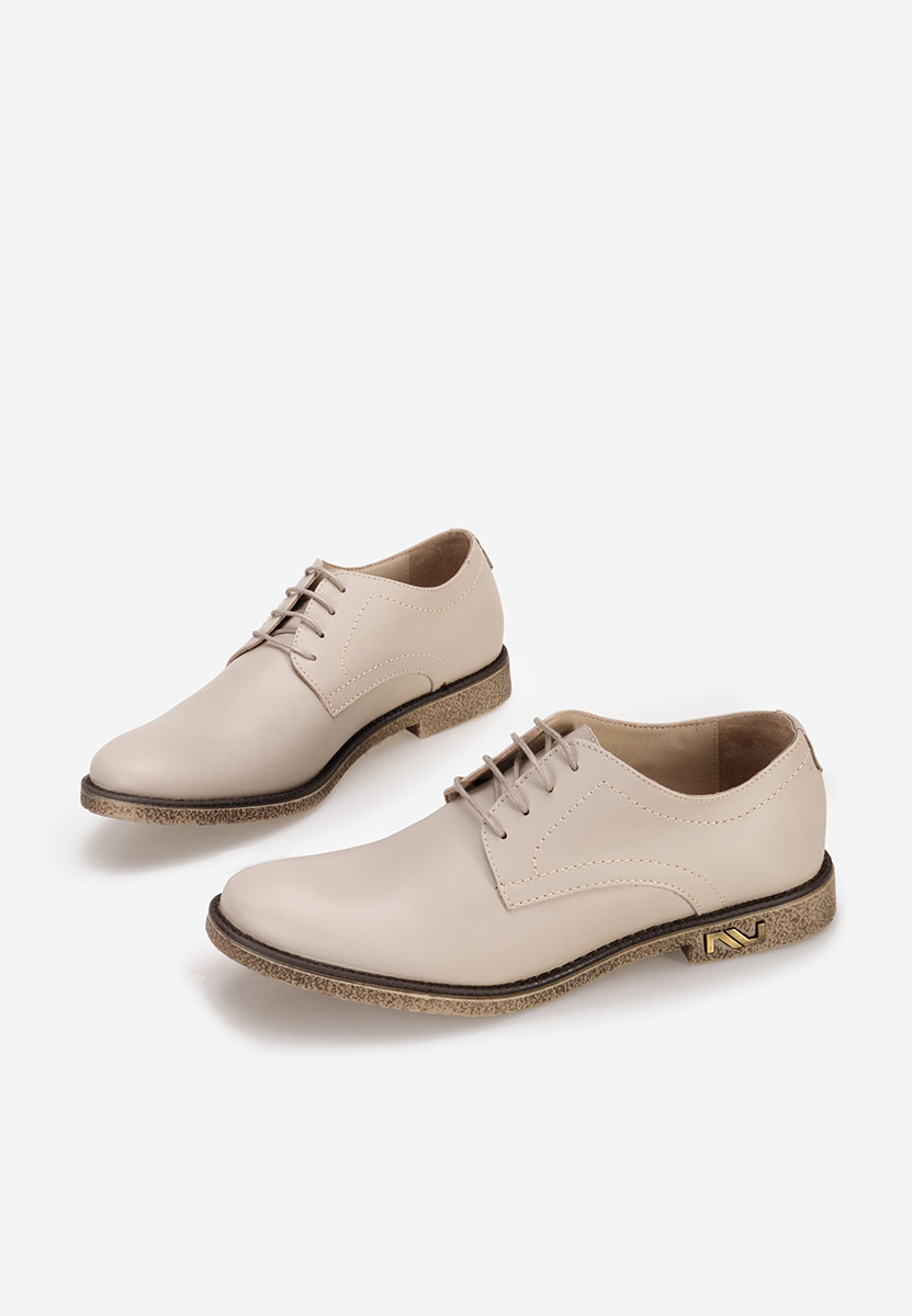 Pantofi derby piele Doresa V2 bej