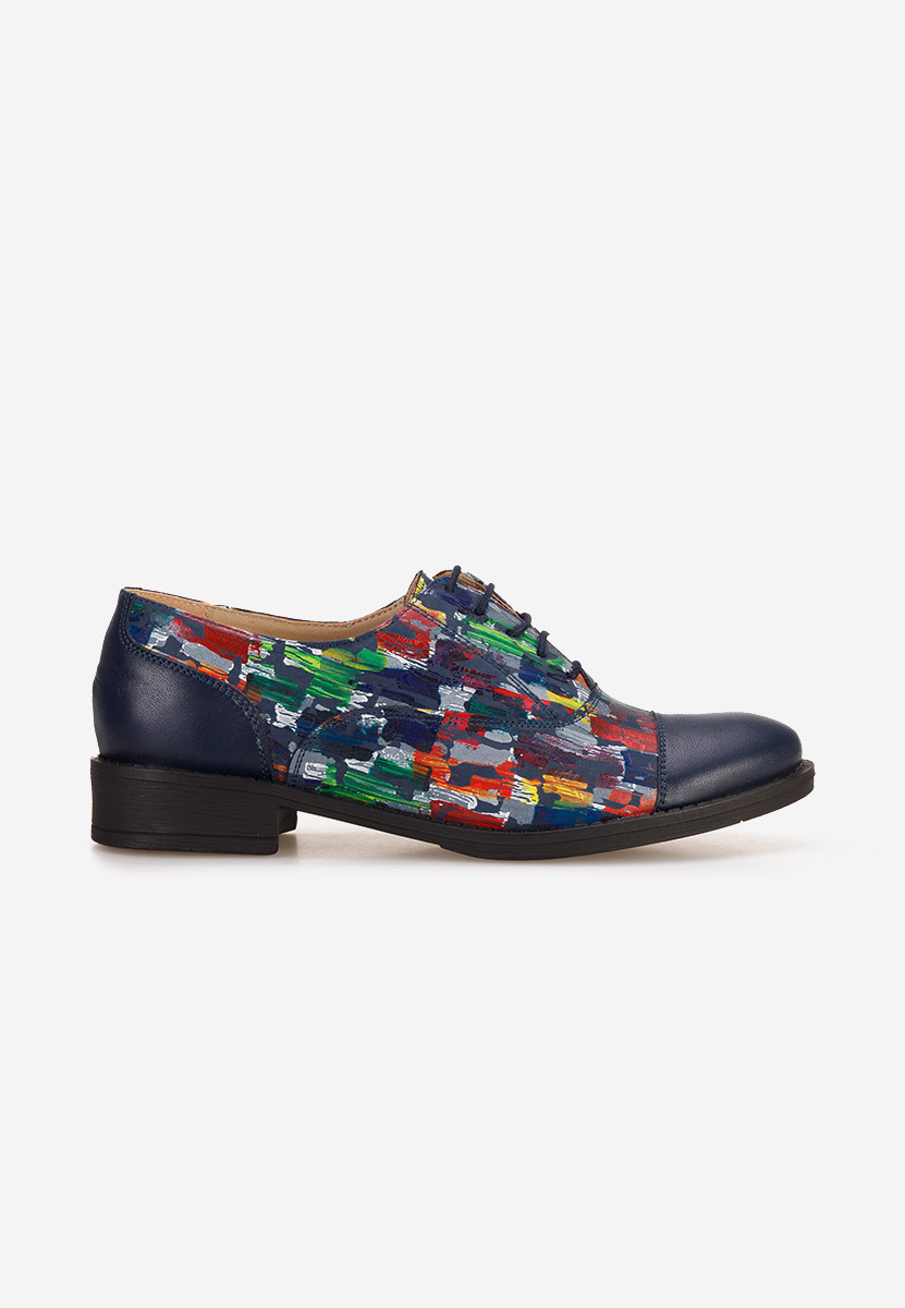 Pantofi oxford dama Genave V4 multicolori