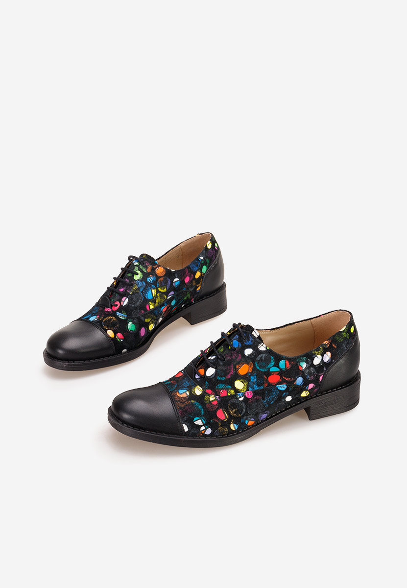 Pantofi oxford dama Genave V7 multicolori