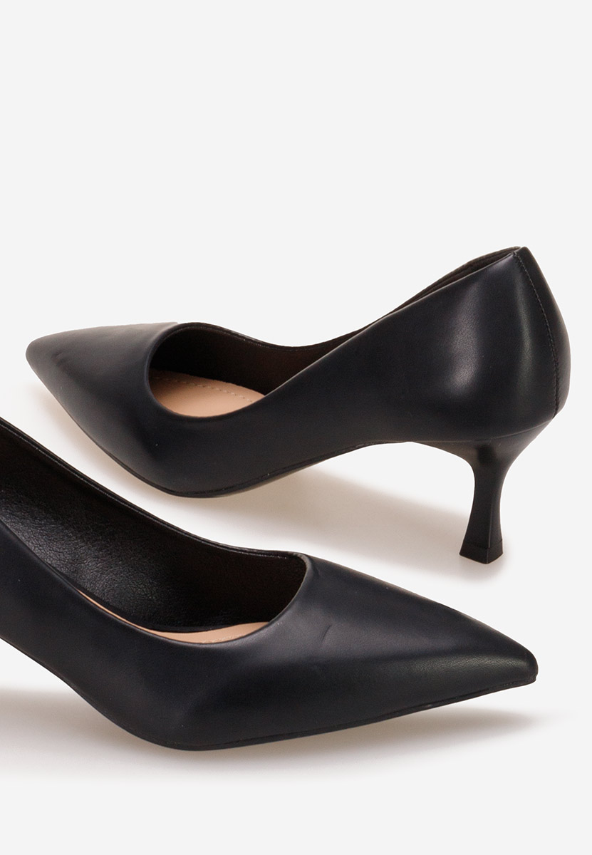 Pantofi stiletto Narelia negri