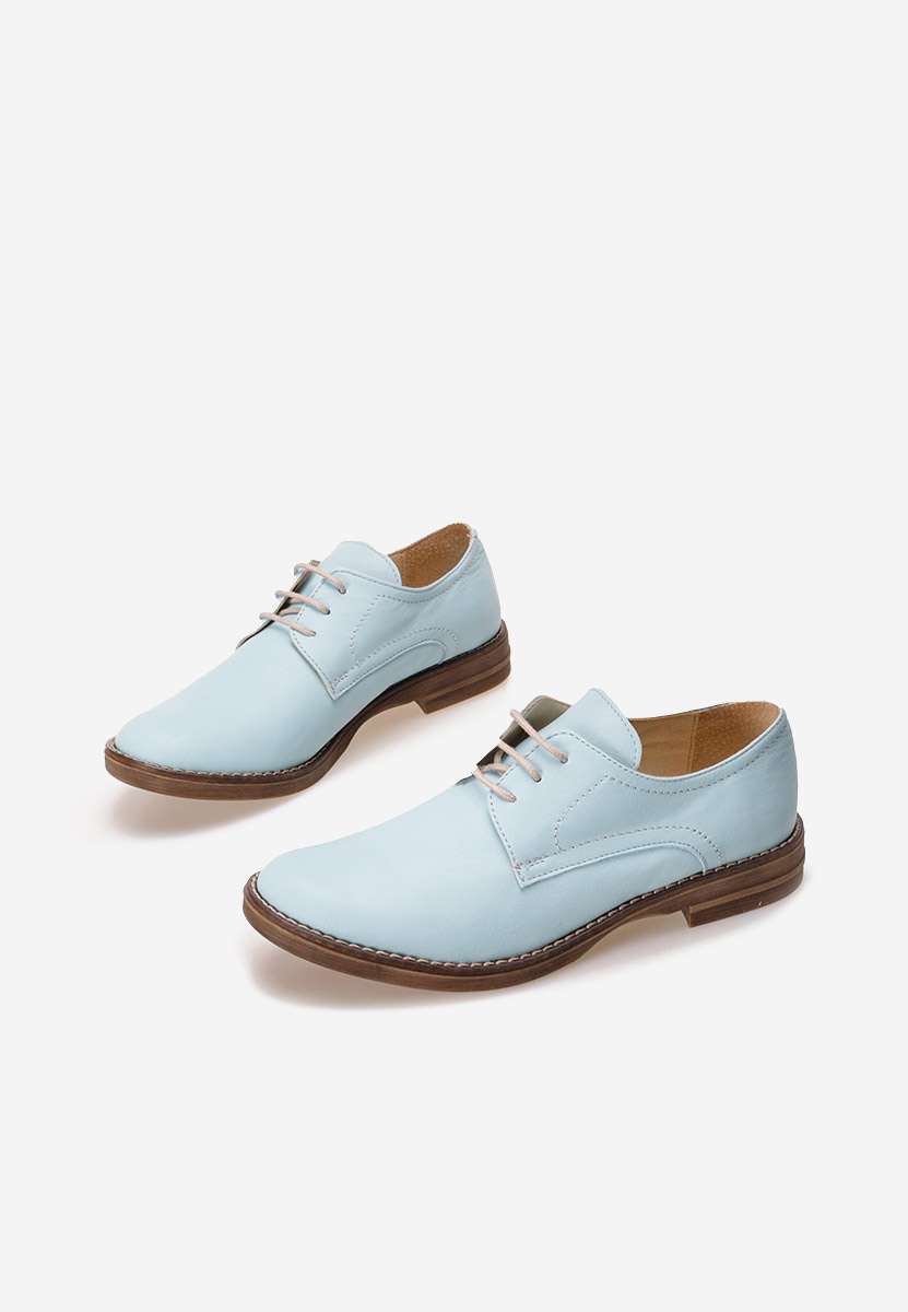 Pantofi derby piele Otivera bleu