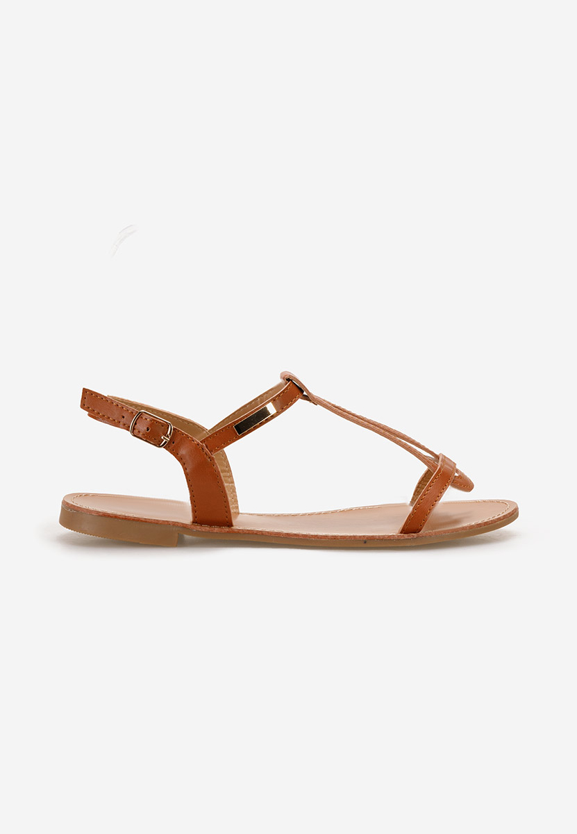 Sandale fara toc Camena camel