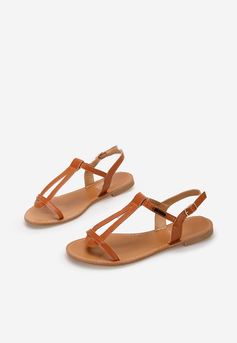 Sandale fara toc Camena camel