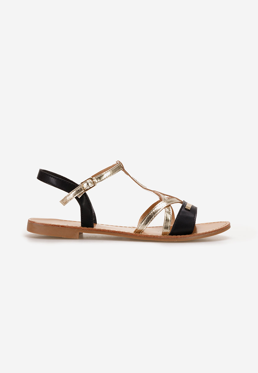 Sandale fara toc Resia negre