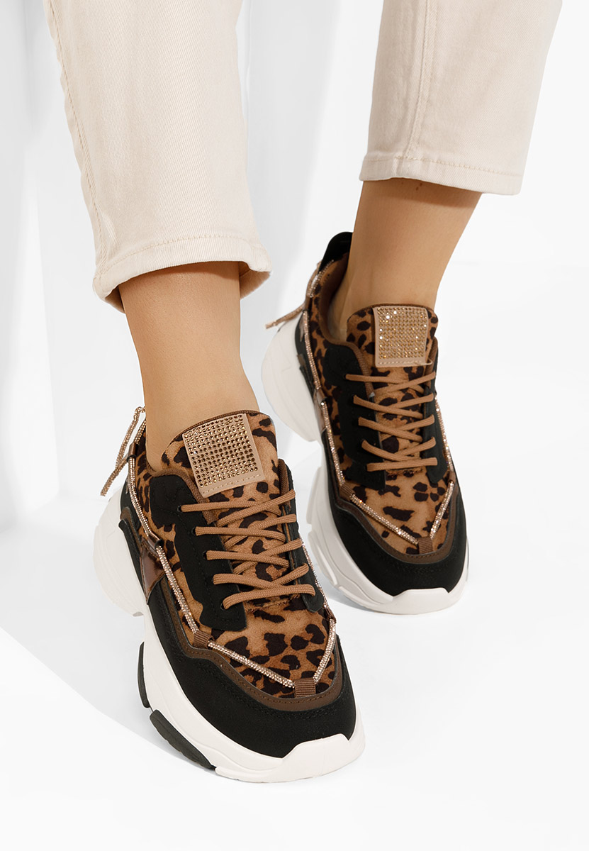 Sneakers dama Livena leopard