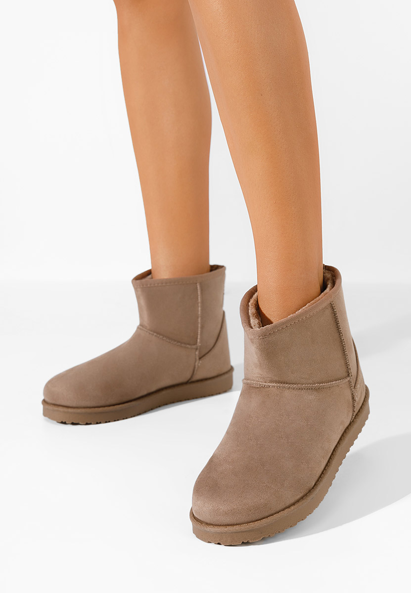 Cizme tip ugg Ribeira kaki