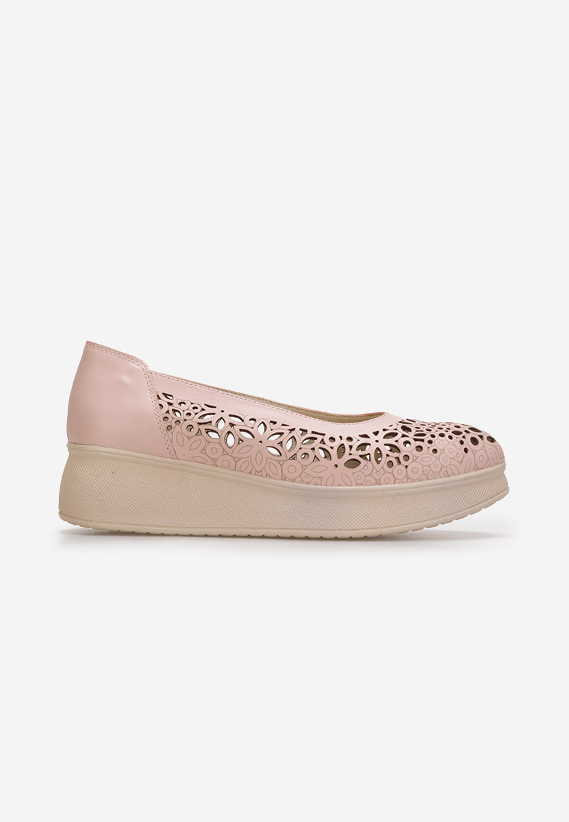 Pantofi casual cu platformă Ulna roz