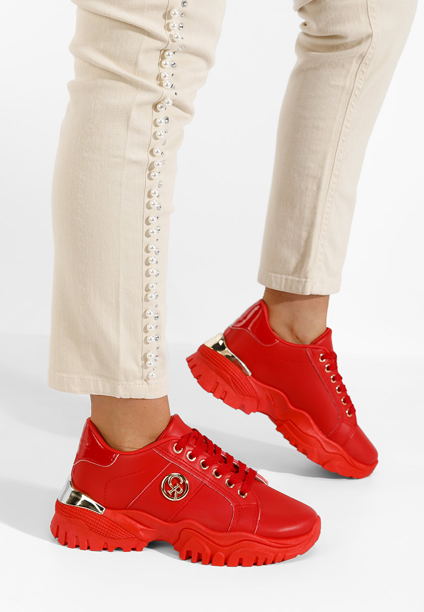 Sneakers dama Bellina rosii
