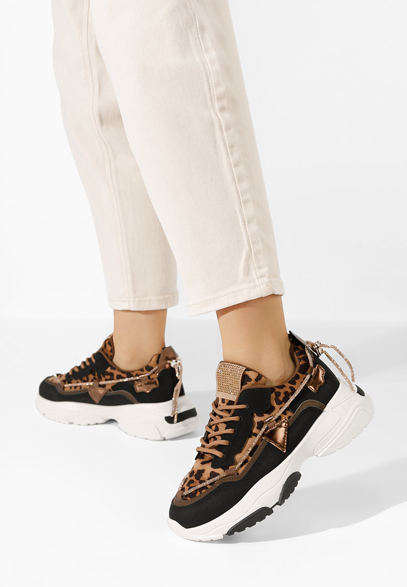 Sneakers dama Livena leopard