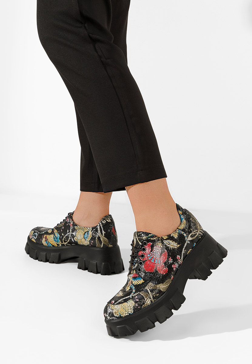 Pantofi casual dama Rosina multicolori