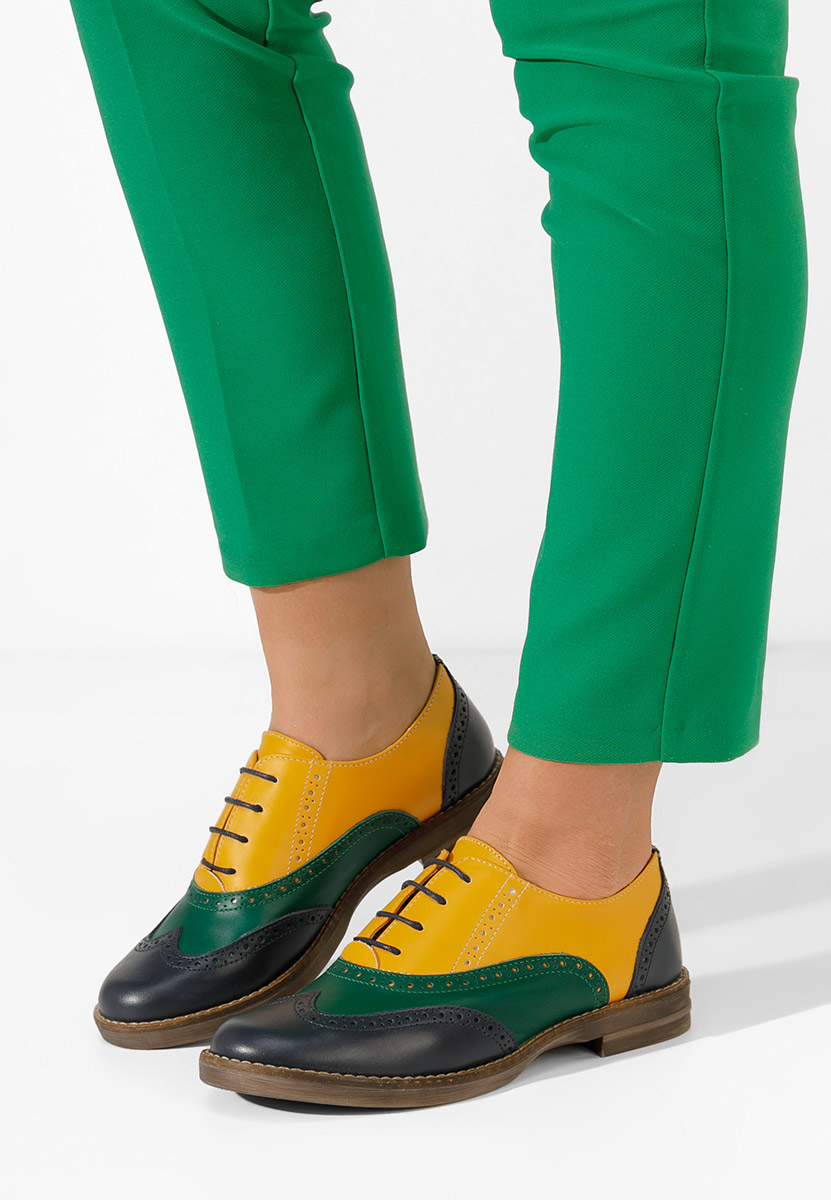 Pantofi dama brogue Emily V2 multicolori