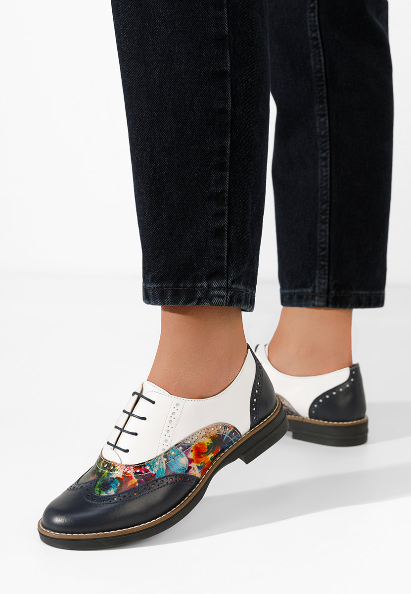 Pantofi dama brogue Emily V5 multicolori