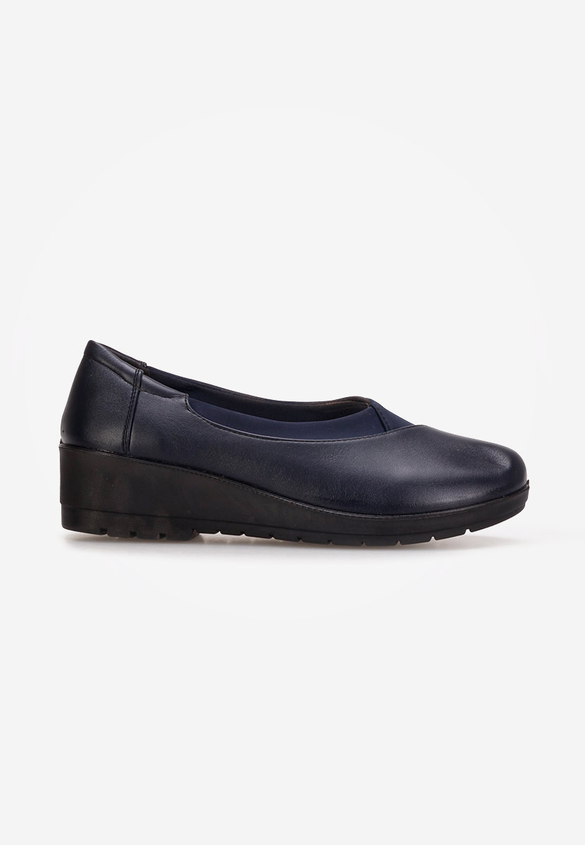 Mocasini cu platforma Iselda navy