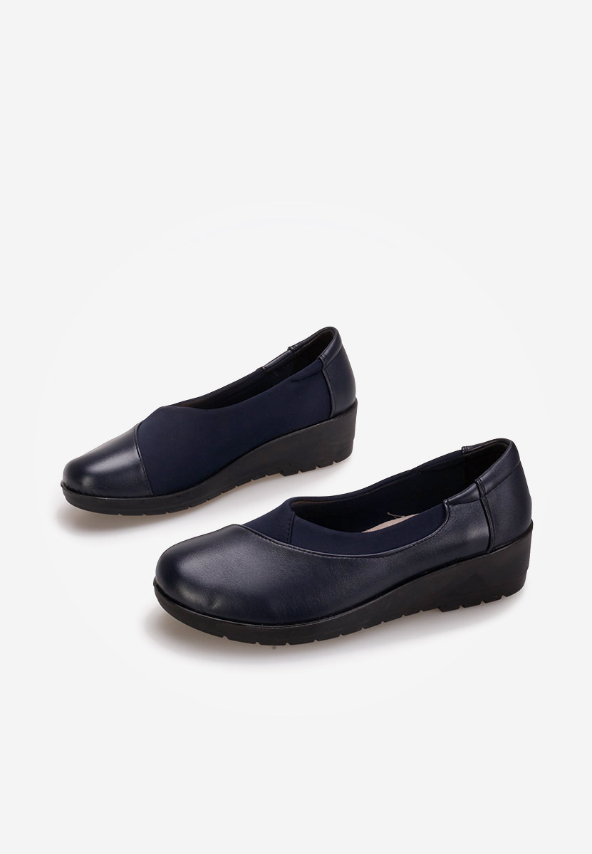 Mocasini cu platforma Iselda navy