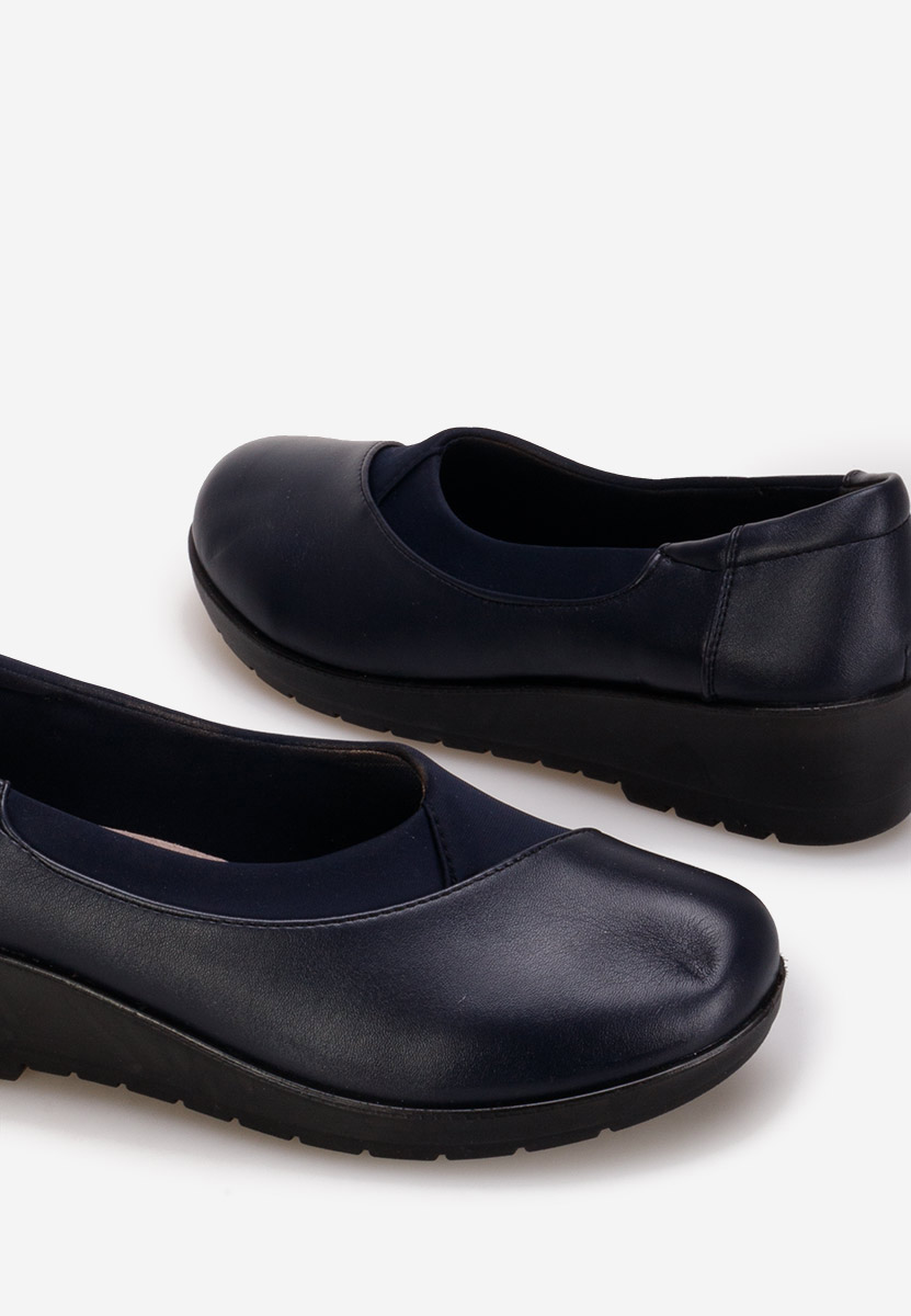 Mocasini cu platforma Iselda navy