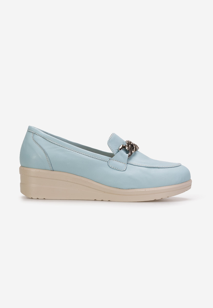 Mocasini dama piele Siara bleu