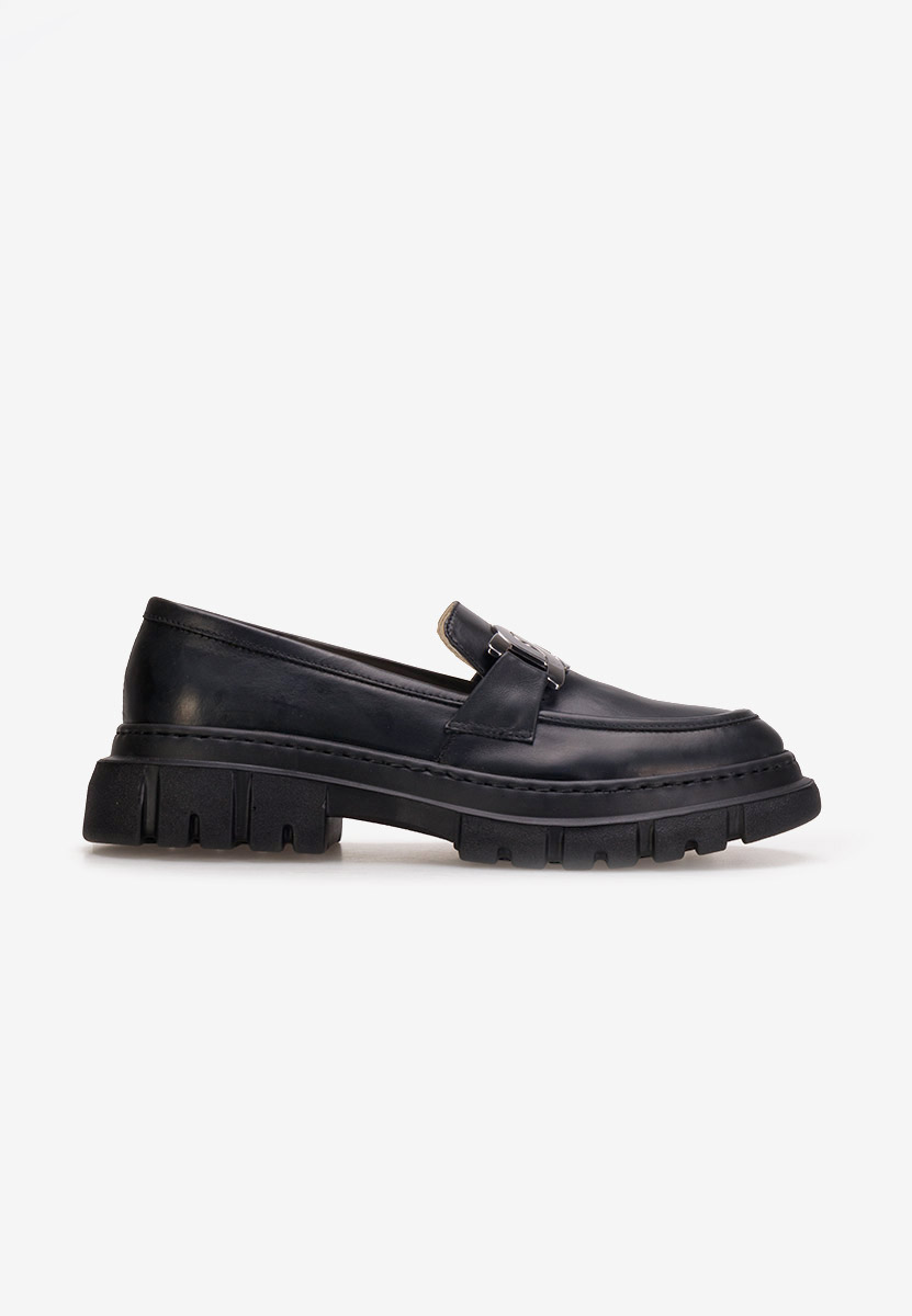 Mocasini piele naturala Haza V3 negri