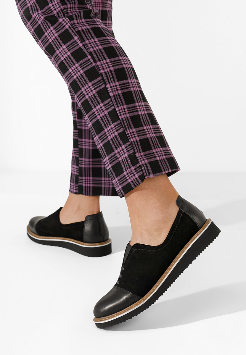 Pantofi casual dama piele Ariva V2 negri