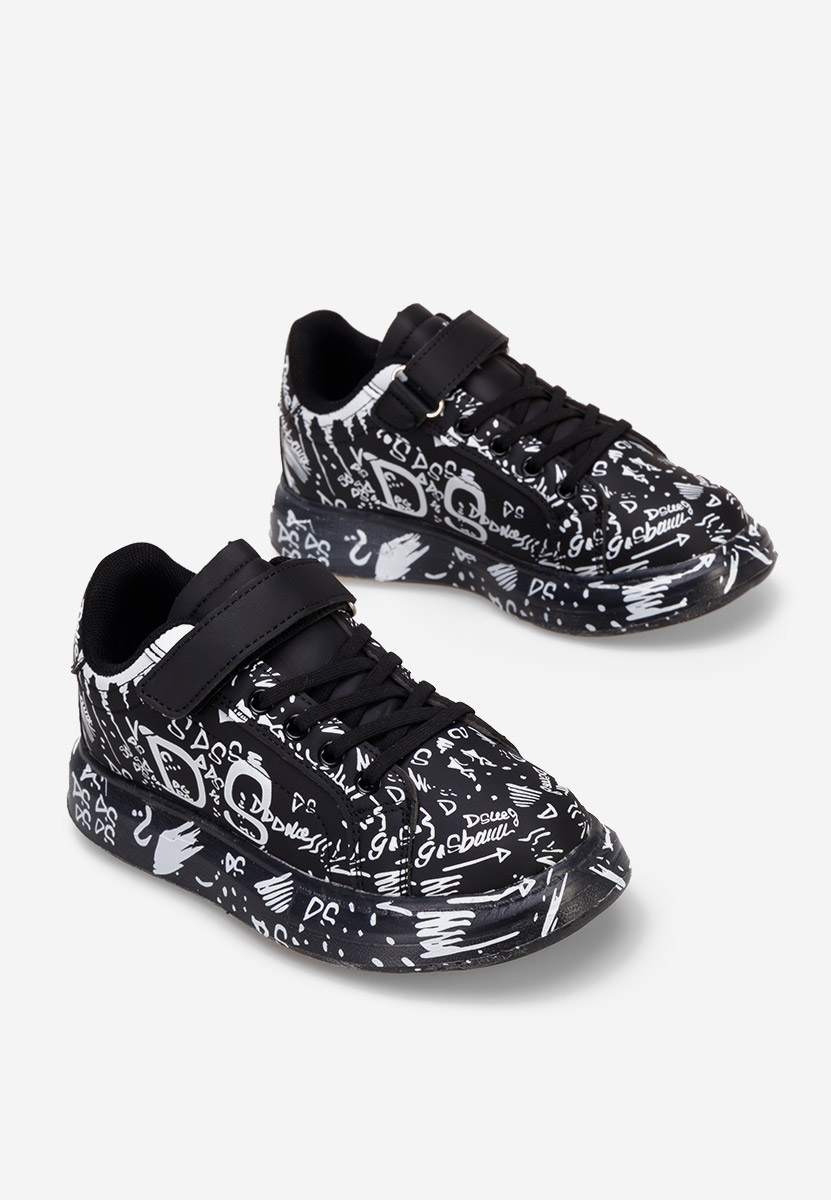 Sneakers copii Enno negri