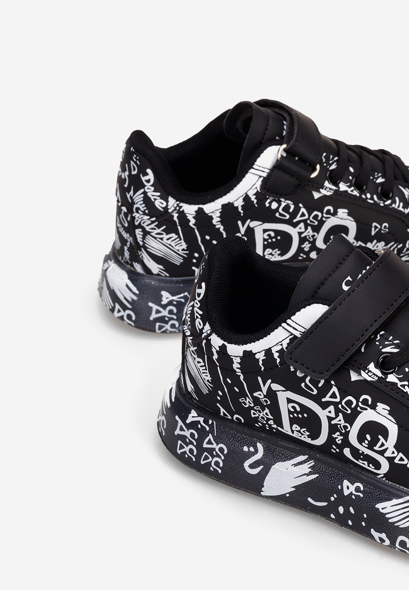 Sneakers copii Enno negri