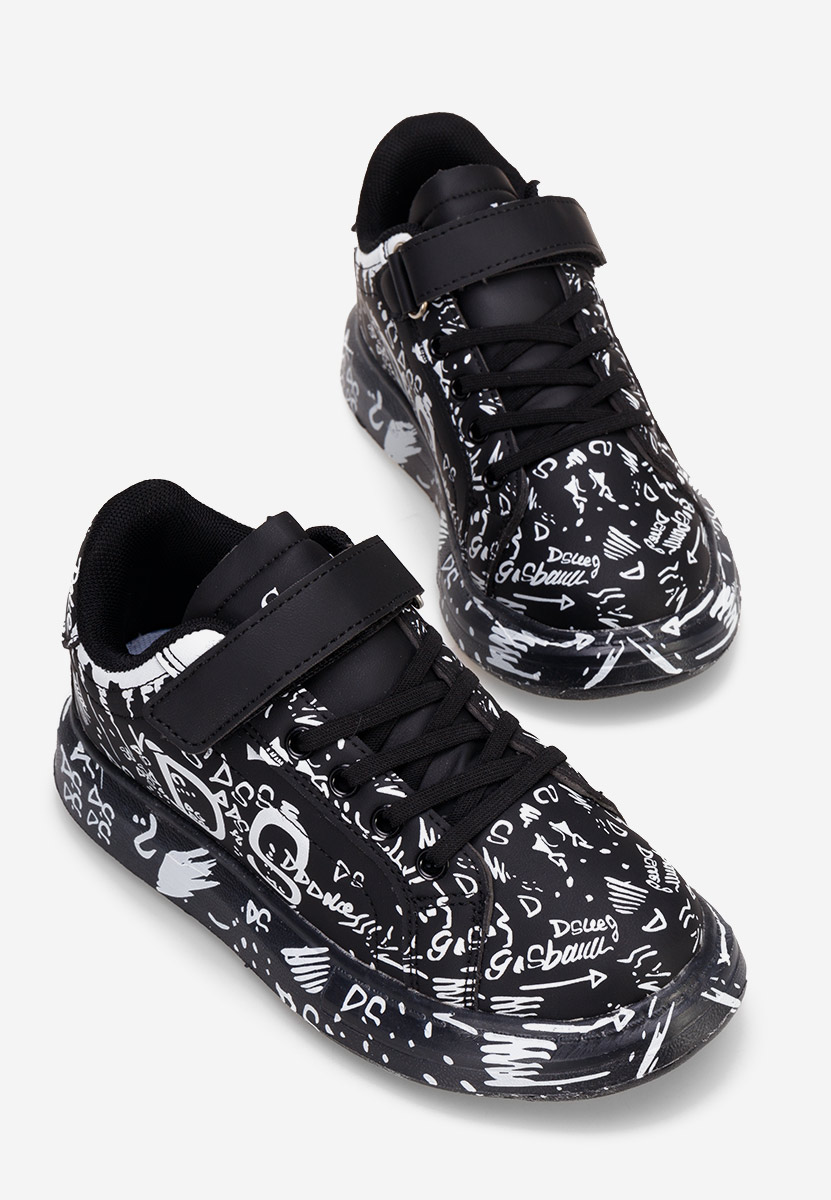 Sneakers copii Enno negri