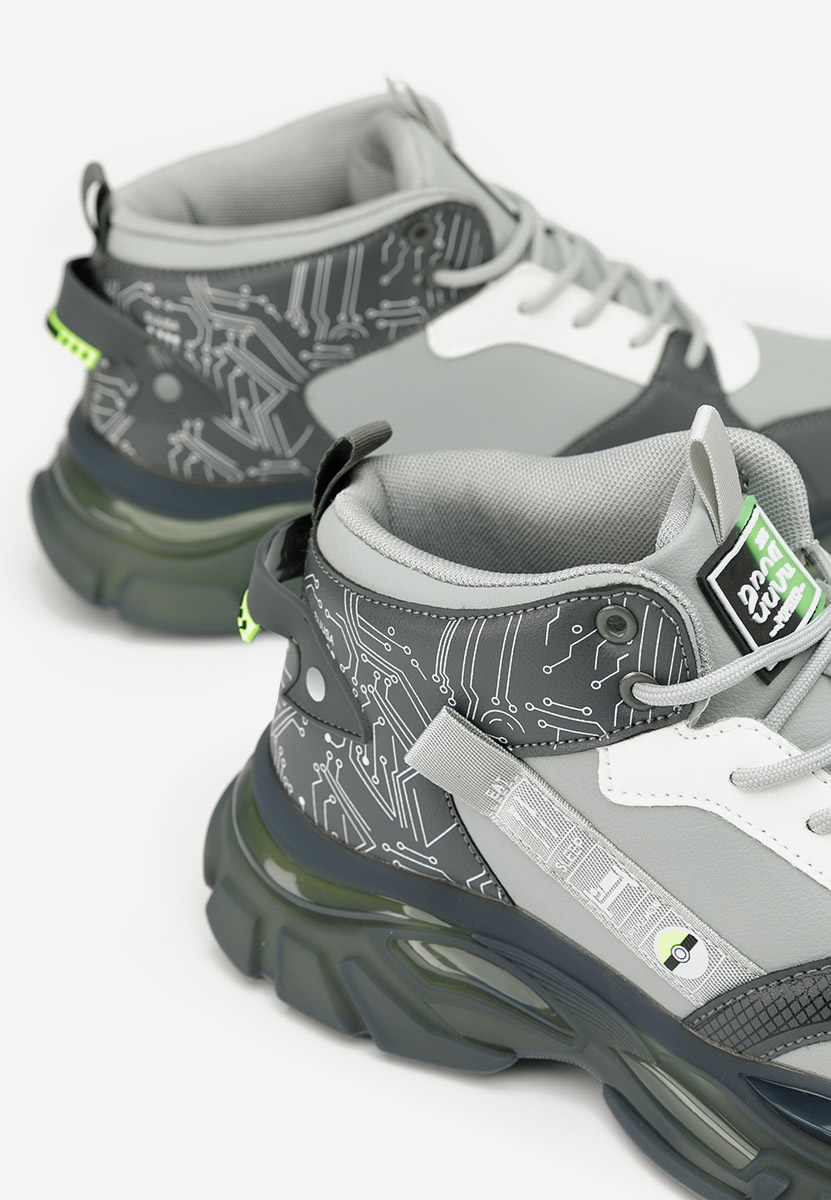 Sneakers barbati Zavis gri