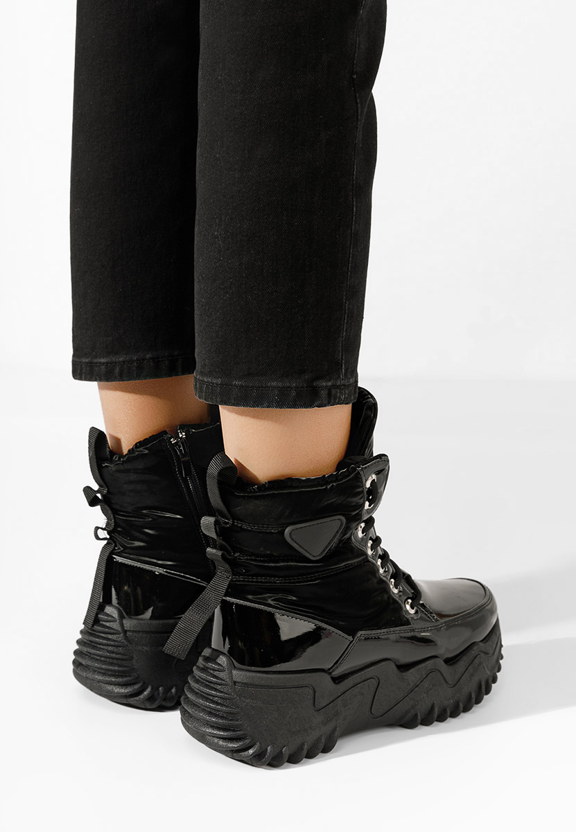 Sneakers cu platformă Nalonia negre