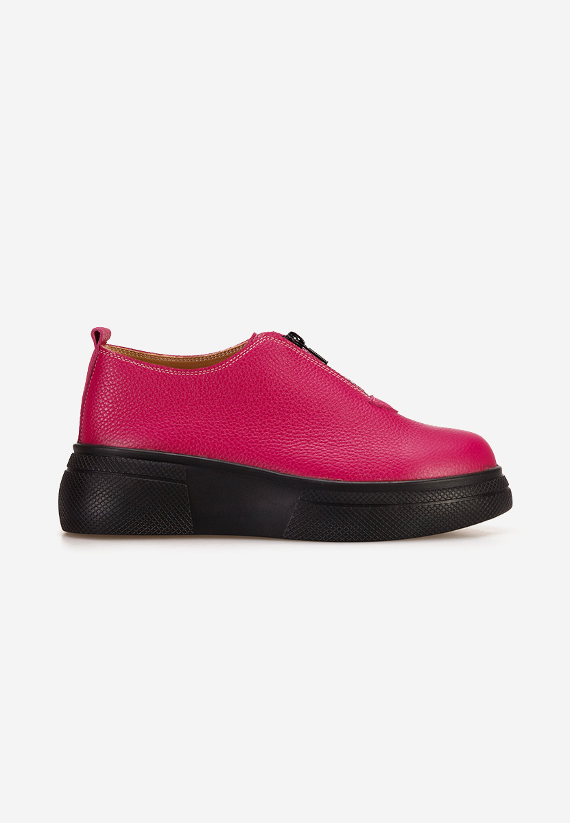 Pantofi casual dama piele Amaera fucsia