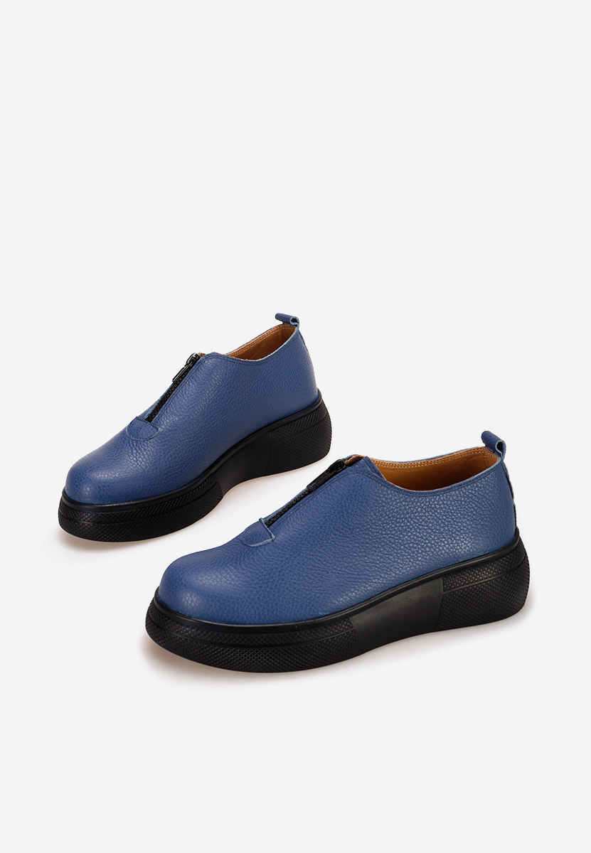 Pantofi casual dama piele Amaera navy