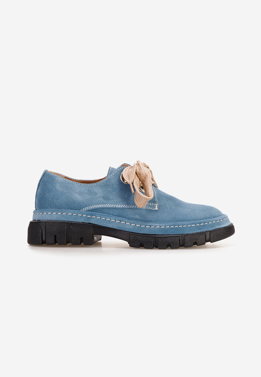 Pantofi casual dama piele Dasha bleu