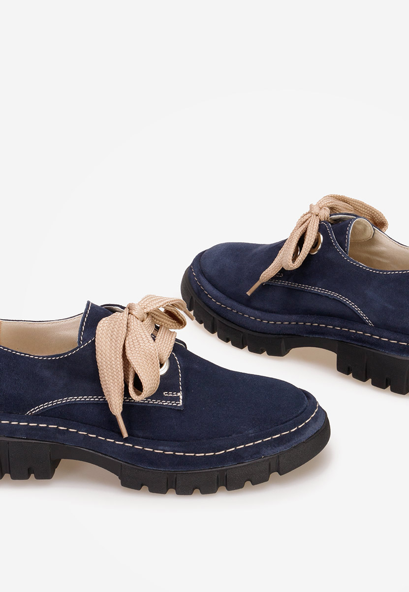 Pantofi casual dama piele Dasha navy