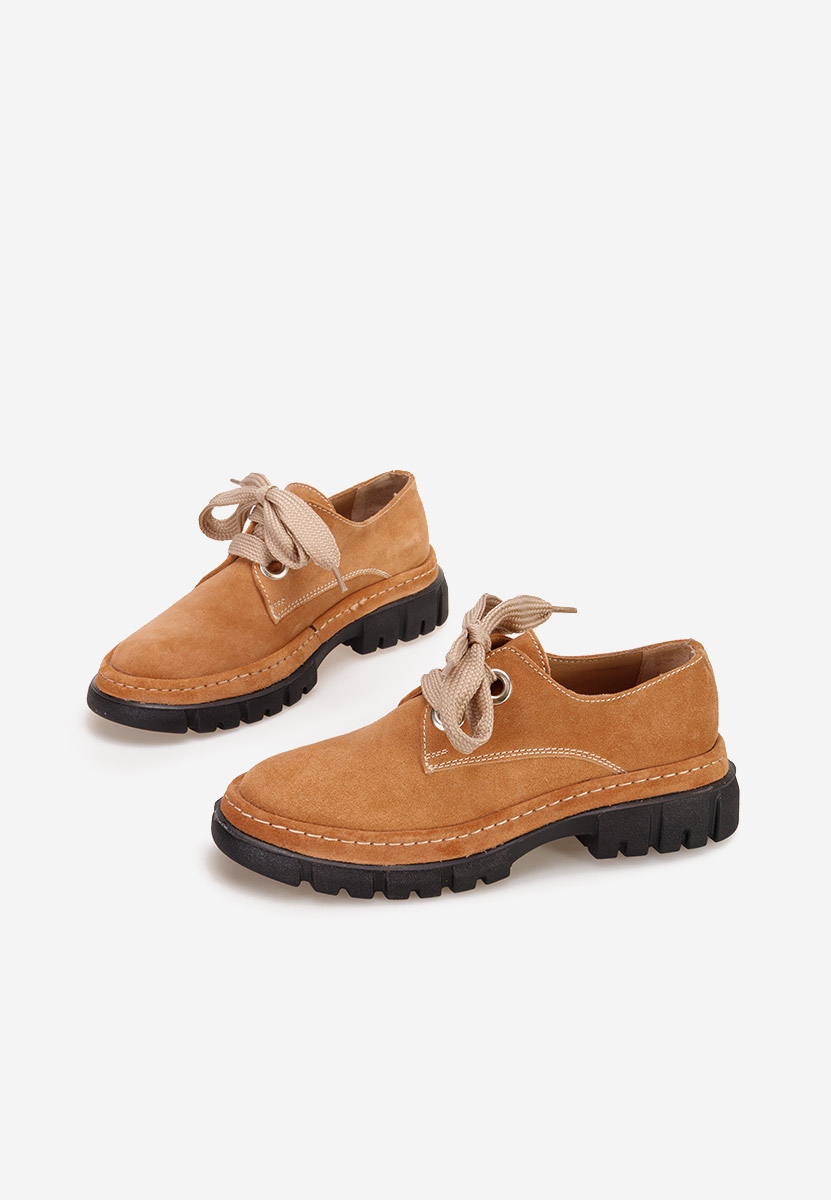 Pantofi casual dama piele Dasha V4 camel