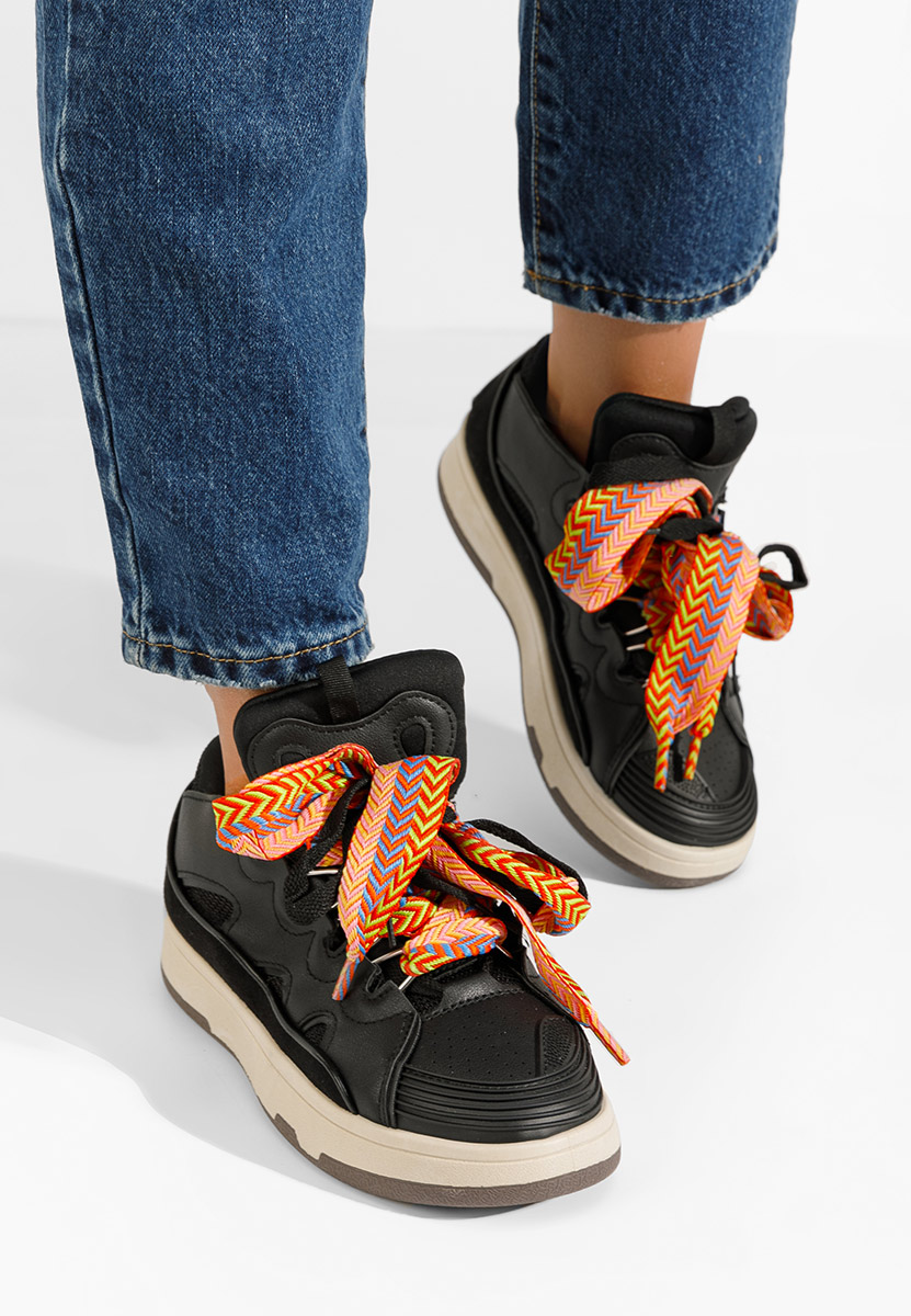 Sneakers dama Mellow D2 negri