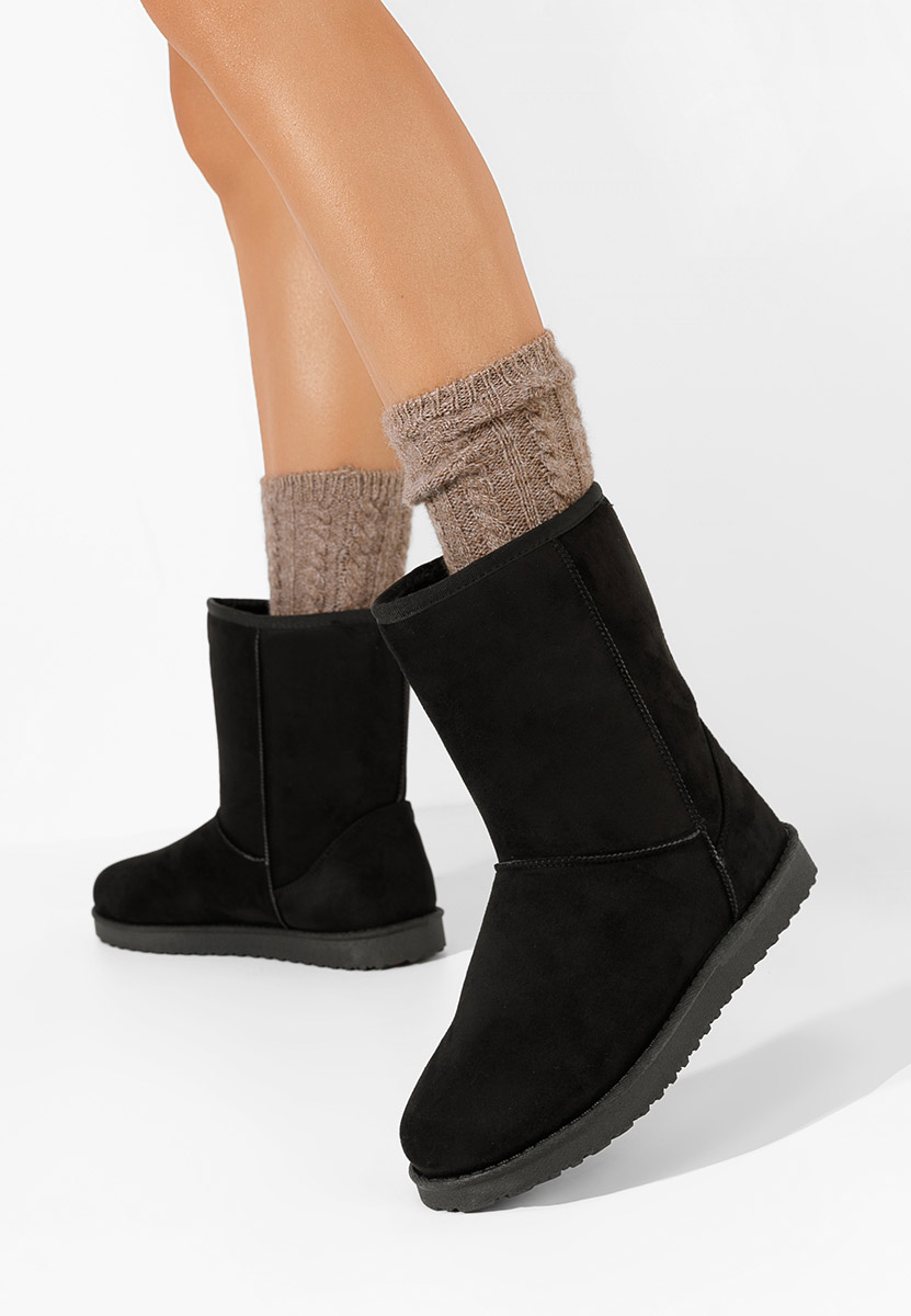 Cizme tip ugg Ozira negre