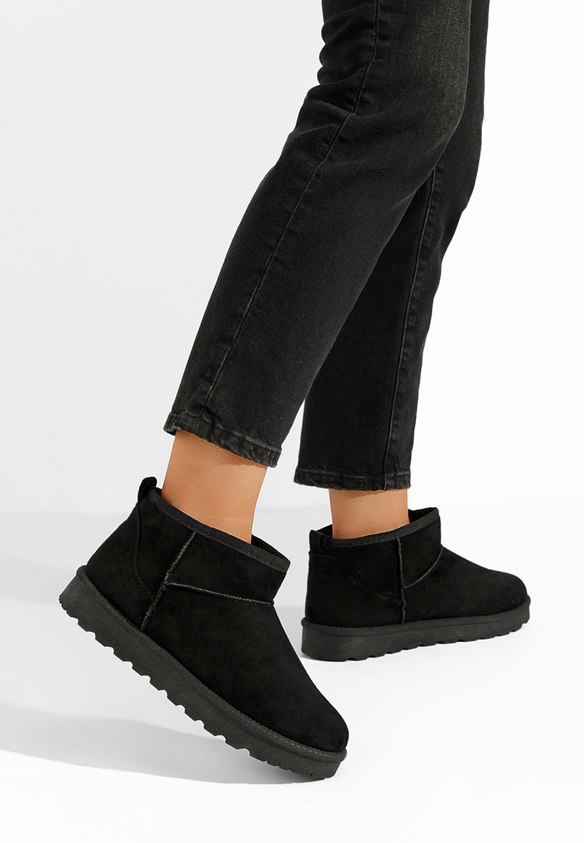 Cizme tip ugg Amaryllis negre