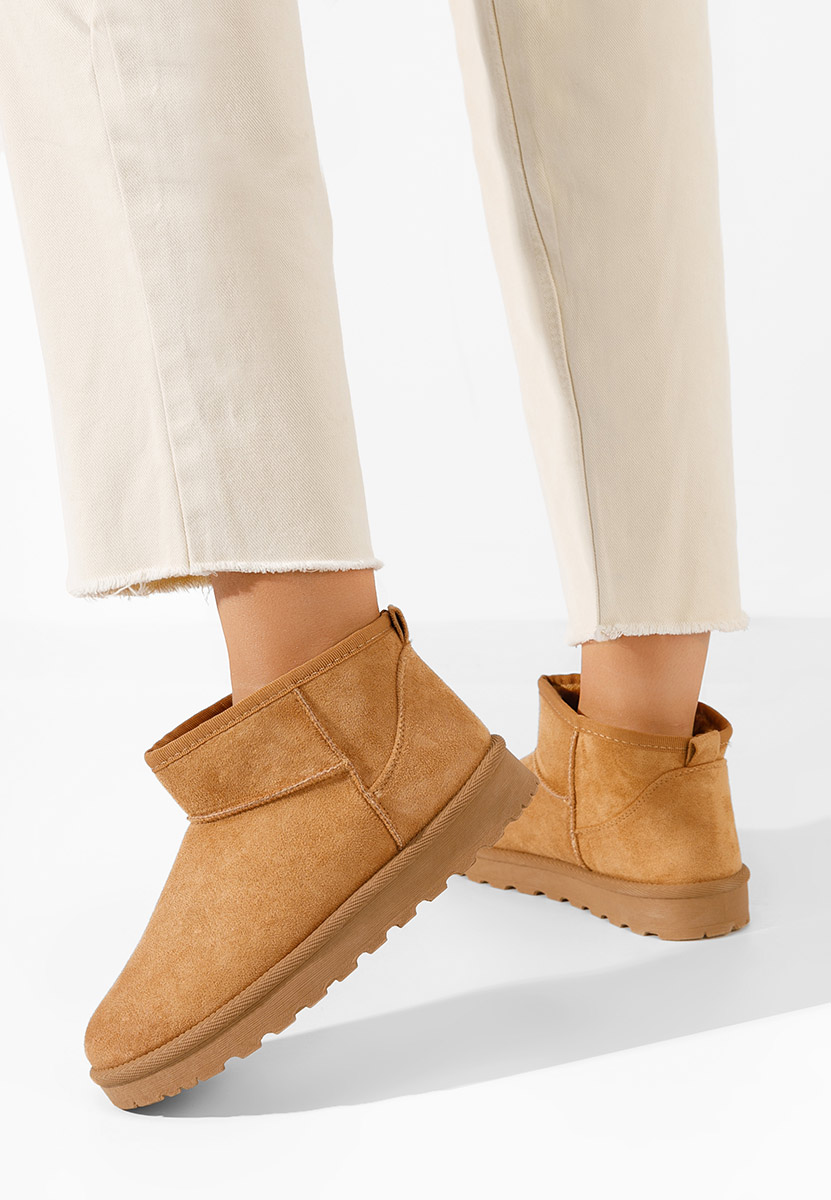 Cizme tip ugg Amaryllis camel