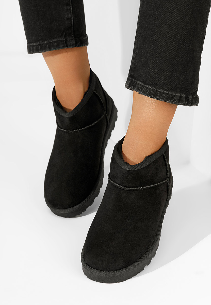 Cizme tip ugg Amaryllis negre