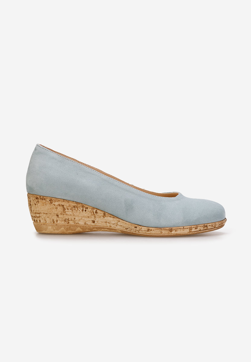 Pantofi cu platforma Sonia bleu