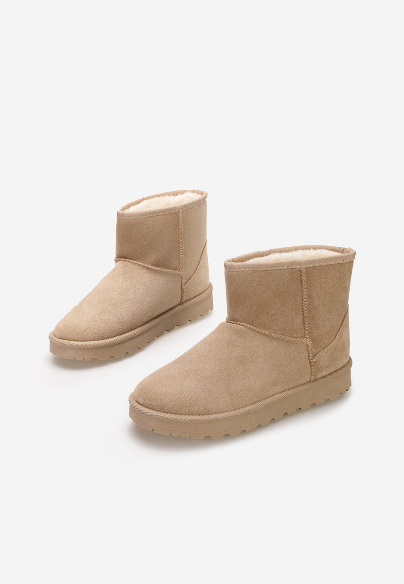 Cizme tip ugg Fesia kaki