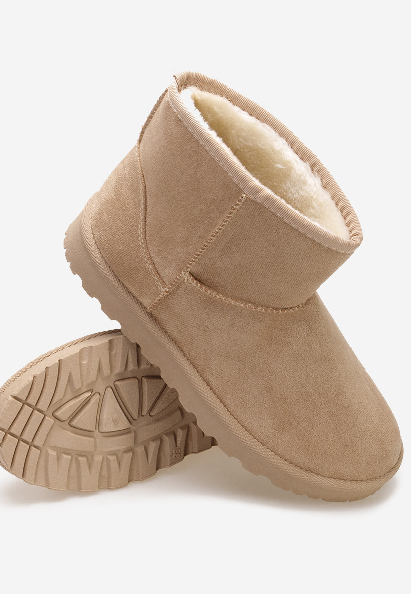 Cizme tip ugg Fesia kaki