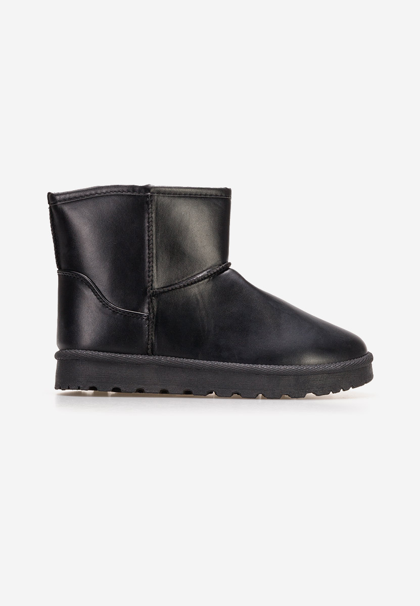 Cizme tip ugg Fesia negre