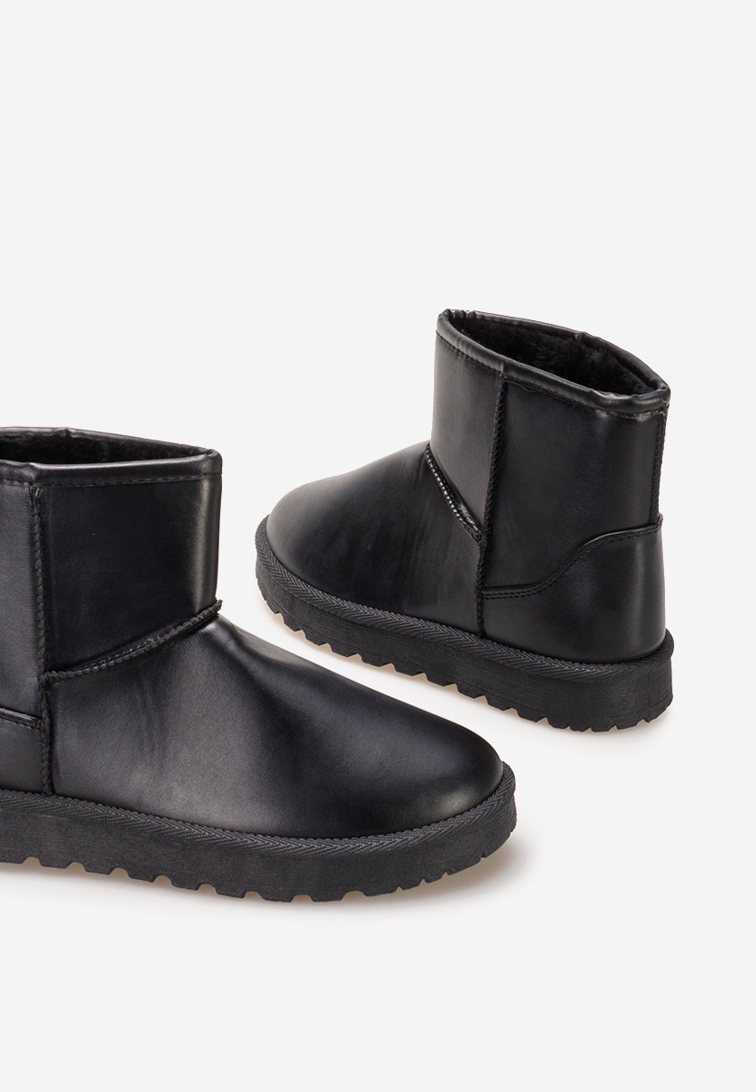 Cizme tip ugg Fesia negre