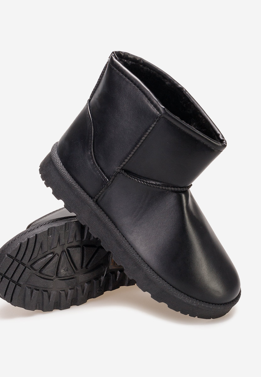 Cizme tip ugg Fesia negre